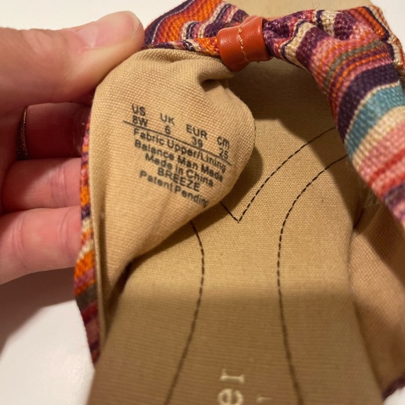 Naturalizer Multicolor Striped Bow Sandals - Picture 6 of 7